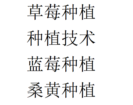 因此迫切需求制定种植技术规程